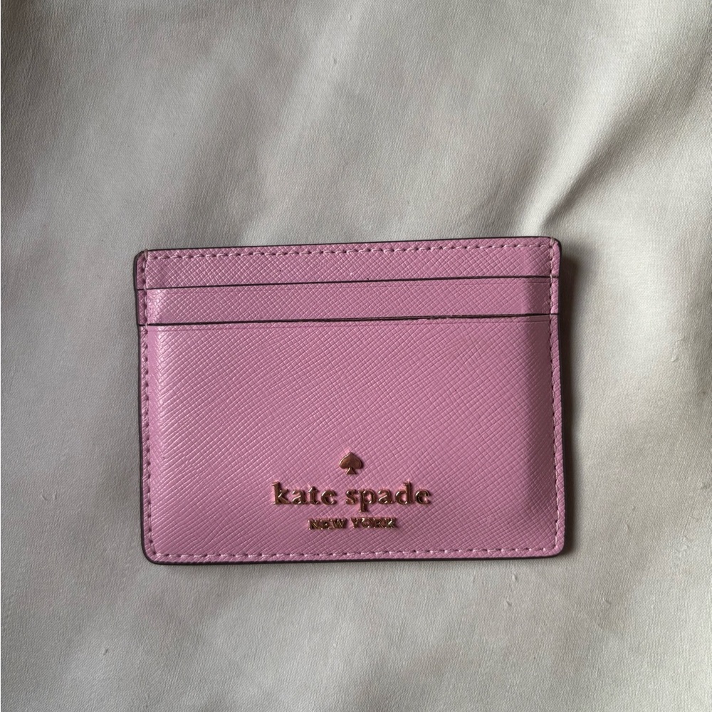 Kate Spade Card Holder with Gold Logo